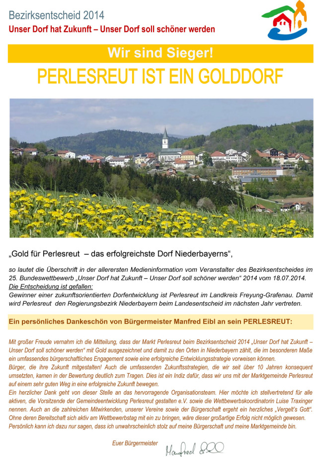 Bezirksentscheid Presse Niederbayern Perlesreuth